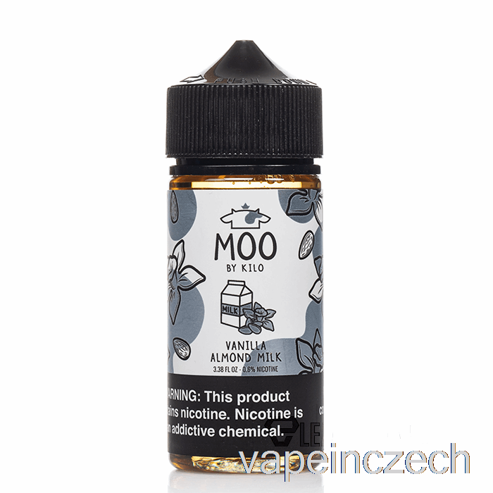 Vanilkové Mandlové Mléko - Moo E-liquid - 100 Ml 3mg Vape Pero